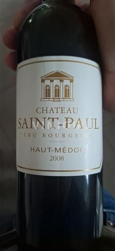 Bordeaux Haut-Médoc Château Saint-Paul 2008