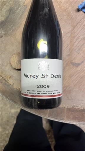 Burgundy Morey-Saint-Denis Gérard Boyer 2009