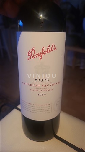 Australia Meridional No especificado Penfolds Max's Cabernet Sauvignon 2020