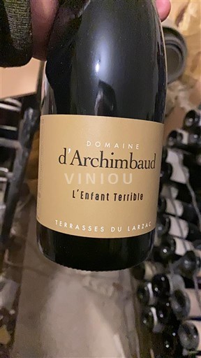 Languedoc Terrasses-du-larzac Domaine Archimbaud L'Enfant Terrible 2022