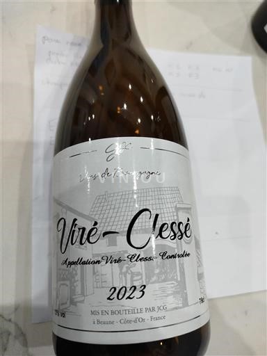 Burgundy Viré-clessé JCG à Beaune 2023