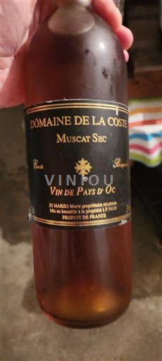 Langvedok Ni doloceno Domaine La Coste Muscat Sec Neleten.
