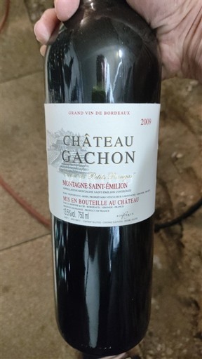 Bordeaux Montagne-saint-émilion Château Gachon 2009