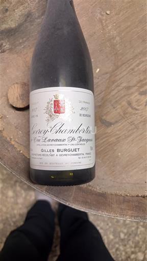 Burgundsko Gevrey-Chambertin Premier Cru Gilles Burguet 1er Cru Lavaux St-Jacques 2007