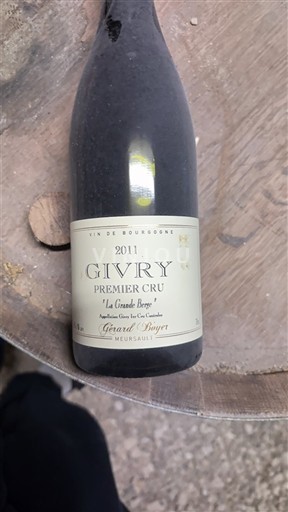 Burgundy Givry Premier Cru Gérard Boyer La Grande Berge 2011