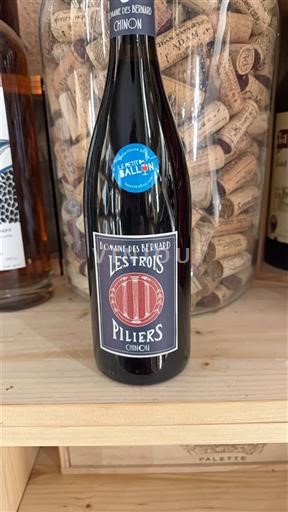 Loiren laakso Chinon Domaine S Bernard Les Trois Piliers 2023