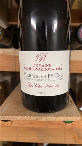 Bourgondië Niet gespecificeerd Premier Cru Domaine J.C. Regnaudot & Fils Les Clos Roussots 2022