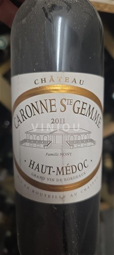 Bordeaux Haut-Médoc Château Caronne Ste Gemme 2011