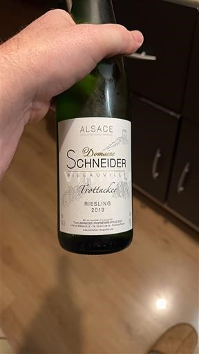 Alsace Riesling Domaine Schneider Trottacker 2019