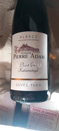 Alsace Domaine Pierre Adam Théo Không niên vụ