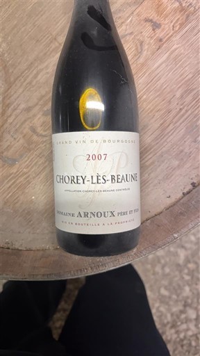 Burgundija Chorey-lès-Beaune Domaine Arnoux Père et Fils 2007