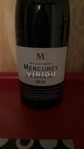 Burgundy Mercurey Jean-Philippe Marchand Les Ursulines Vieilles Vignes 2018
