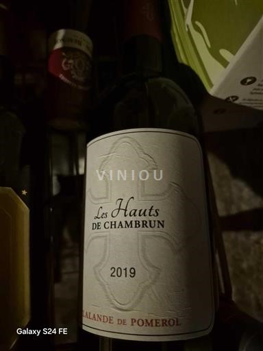 Bordeaux Lalande-de-pomerol Château Chambrun Les Hauts de Chambrun 2019