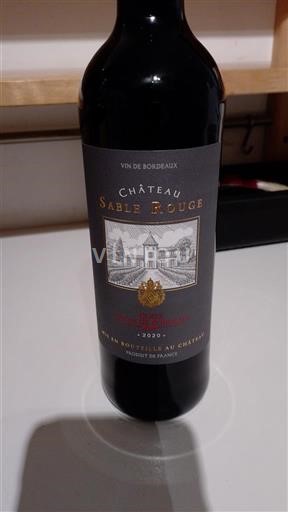 Bordeaux Château Sable Rouge 2020