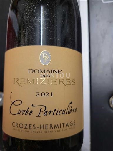 Rhône Valley Crozes-Hermitage Domaine S Remizières Particulière 2021