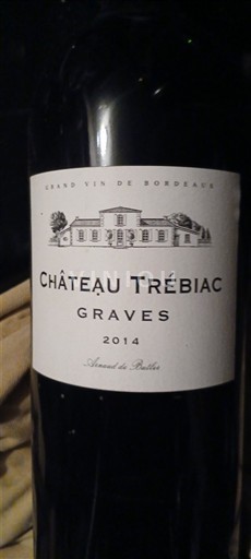 Bordeaux Graves Château Trébiac 2014