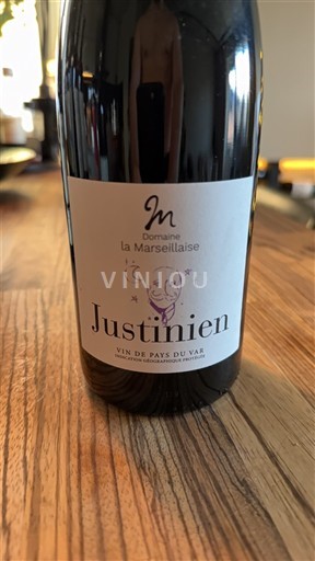 Wijnen Rouge sec Justinien Domaine La Marseillaise 2019 Frankrijk Provence Niet gespecificeerd AOC