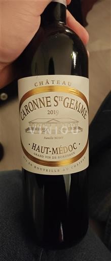 Bordeaux Haut-Médoc Château Caronne Ste Gemme 2019