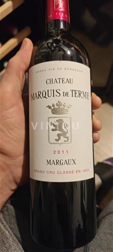 Bordeaux Margaux Grand Cru Château Marquis de Terme 2011