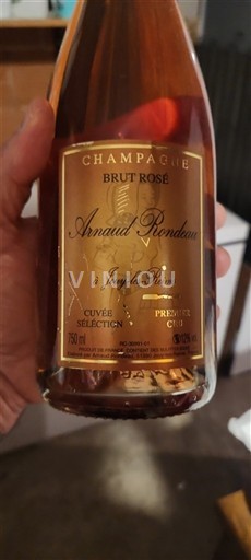 Champaña Champán Premier Cru Arnaud Rondeau Sélection Sin añada