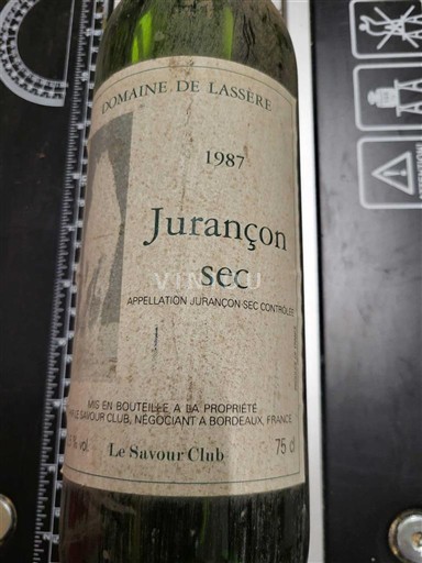 Jugozahod Jurançon Domaine Lassere 1987