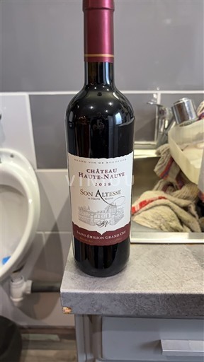 Bordeaux Saint-Émilion Grand Cru Grand Cru Château Haute-Nauve Son Altesse 2018