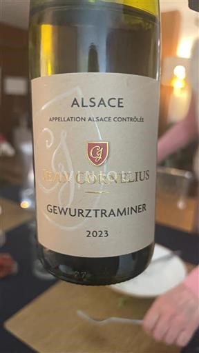 Alsace Jean Cornelius Gewurztraminer 2023