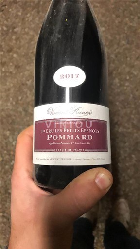 Burgundy Pommard Premier Cru Vincent Prunier 1er Cru Les Petits Epenots 2017