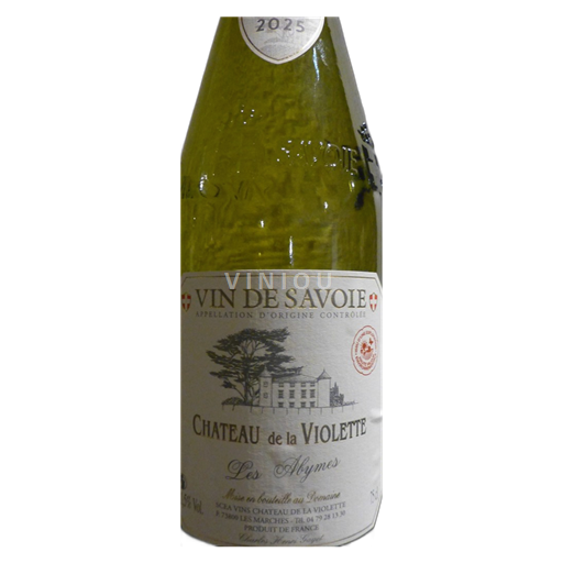 Vina Blanc demi-sec Las Abymes Château La violette 2025 Francija Savoja in Bugey Savoie (vino) AOC