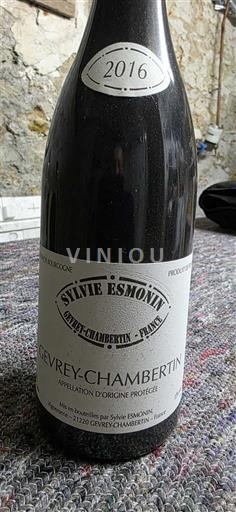 Bourgogne Gevrey-chambertin Sylvie Esmonin 2016
