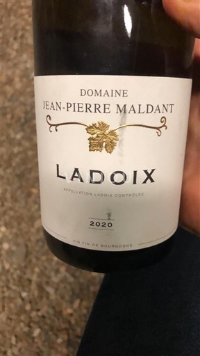 Burgundy Ladoix Domaine Jean-Pierre Maldant 2020