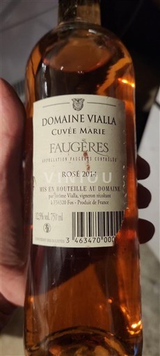 Languedoc Faugères Domaine Vialla Marie 2014