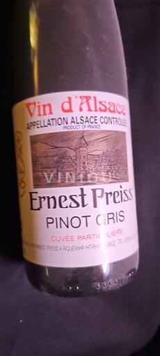 Alsace Ernest Preiss Particulière 2008
