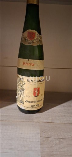 Alsace Gewurztraminer Léon Sorg Réserve 1987