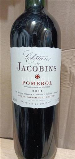 Bordeaux Pomerol Château S Jacobins 2011