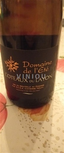 Dolina Loare Coteaux-du-Layon Domaine L'Été 2024