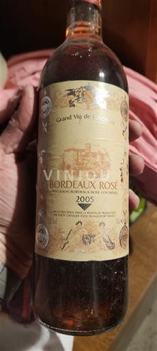 Bordeaux Bordeaux rosé Grand Vin de Bordeaux 2005