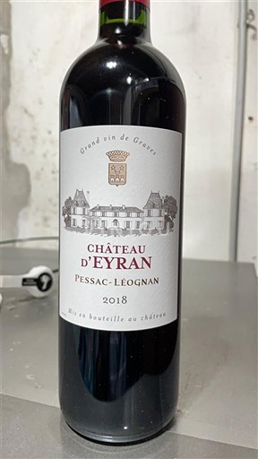 Bordeaux Pessac-Léognan Château Eyran 2018