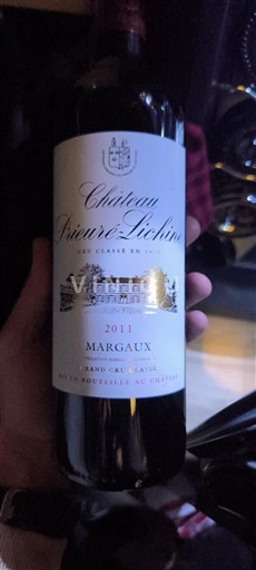 Bordeaux Margaux Grand Cru Prieuré Lichine 2011
