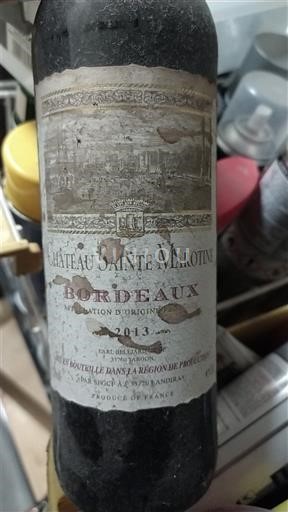 Bordeaux Château Sainte Marotine 2013