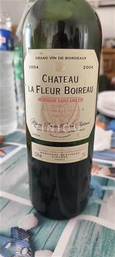 Bordeaux Montagne-Saint-Émilion Chateau La Fleur Boireau 2004