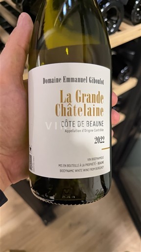 Viner Blanc sec La Grande Châtelaine Domaine Emmanuel Giboulot 2022 Frankrike Burgund Côte-de-beaune AOC