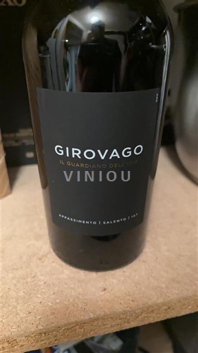 Viinit Rouge sec Girovago Il Guardiano del Luca 2024 Italia Apulia Susumaniello Salento IGT