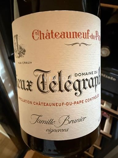 Rhônevallei Châteauneuf-du-Pape Domaine Vieux Télégraphe La Crau 2021