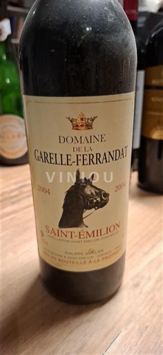 Bordeaux Saint-Émilion Domaine La Garelle-Ferrandat 2004
