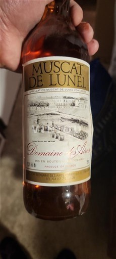 Vini Blanc liquoreux Domaine S Aires Non millésimé Francia Linguadoca Muscat di Lunel AOC
