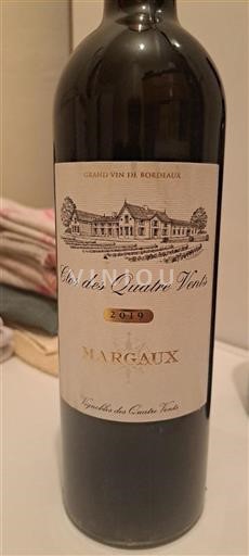 Bordeaux Margaux Clos des Quatre Vents 2019