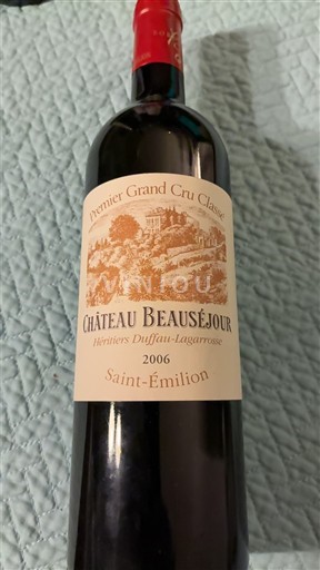 Bordeaux Saint-Émilion Château Beauséjour (héritiers Duffau-Lagarrosse) 2006