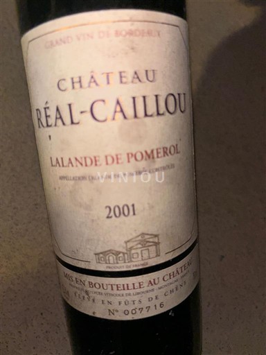 Bordeaux Lalande-de-Pomerol Château Réal Caillou 2001