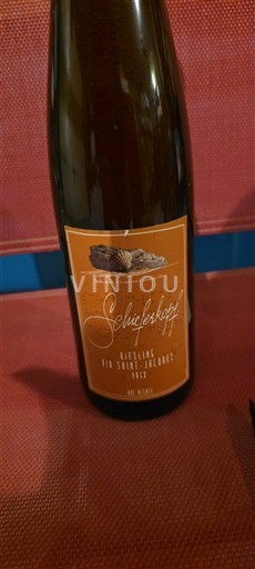 Alsace Ospecificerad Schieferkopf Riesling Fût Saint-Jacques 2013